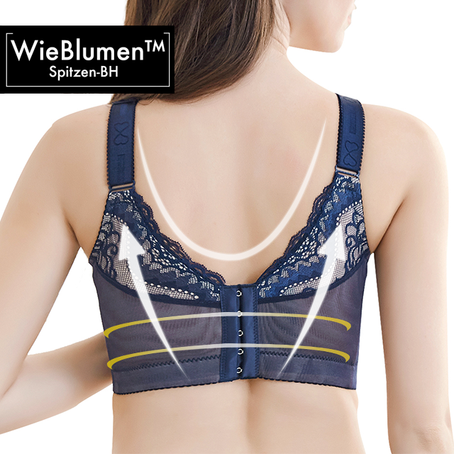 WieBlumen™ Lace Bra in Sizes D, E & F