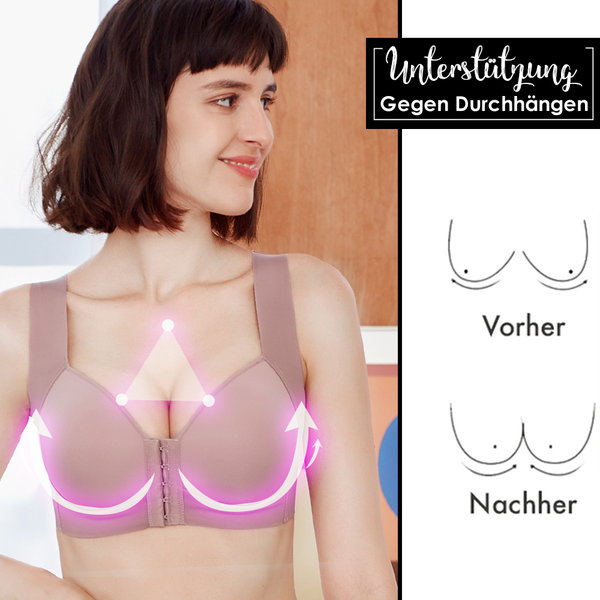 WieBlumen ™ Push Up BH Mit Vorderverschluss